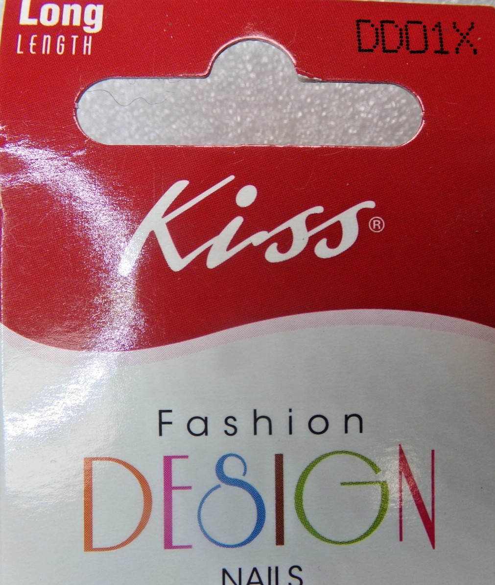 KISS Fashion Design NAILS GLUE ON Shiny Pink Ombre LONG