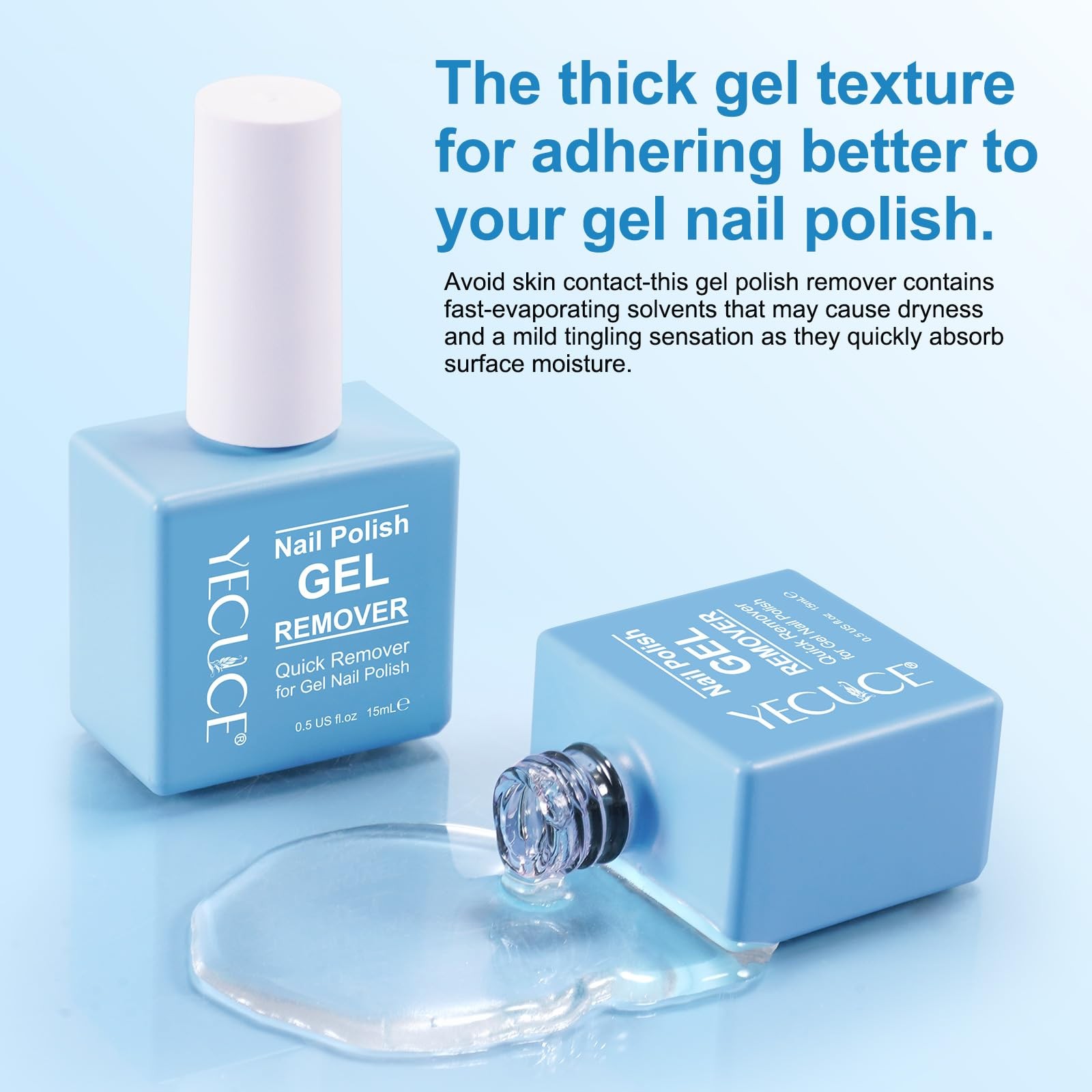 Gel Nail Polish Remover, Remover for Nails, 0.5 Fl Oz (Pack of 1)