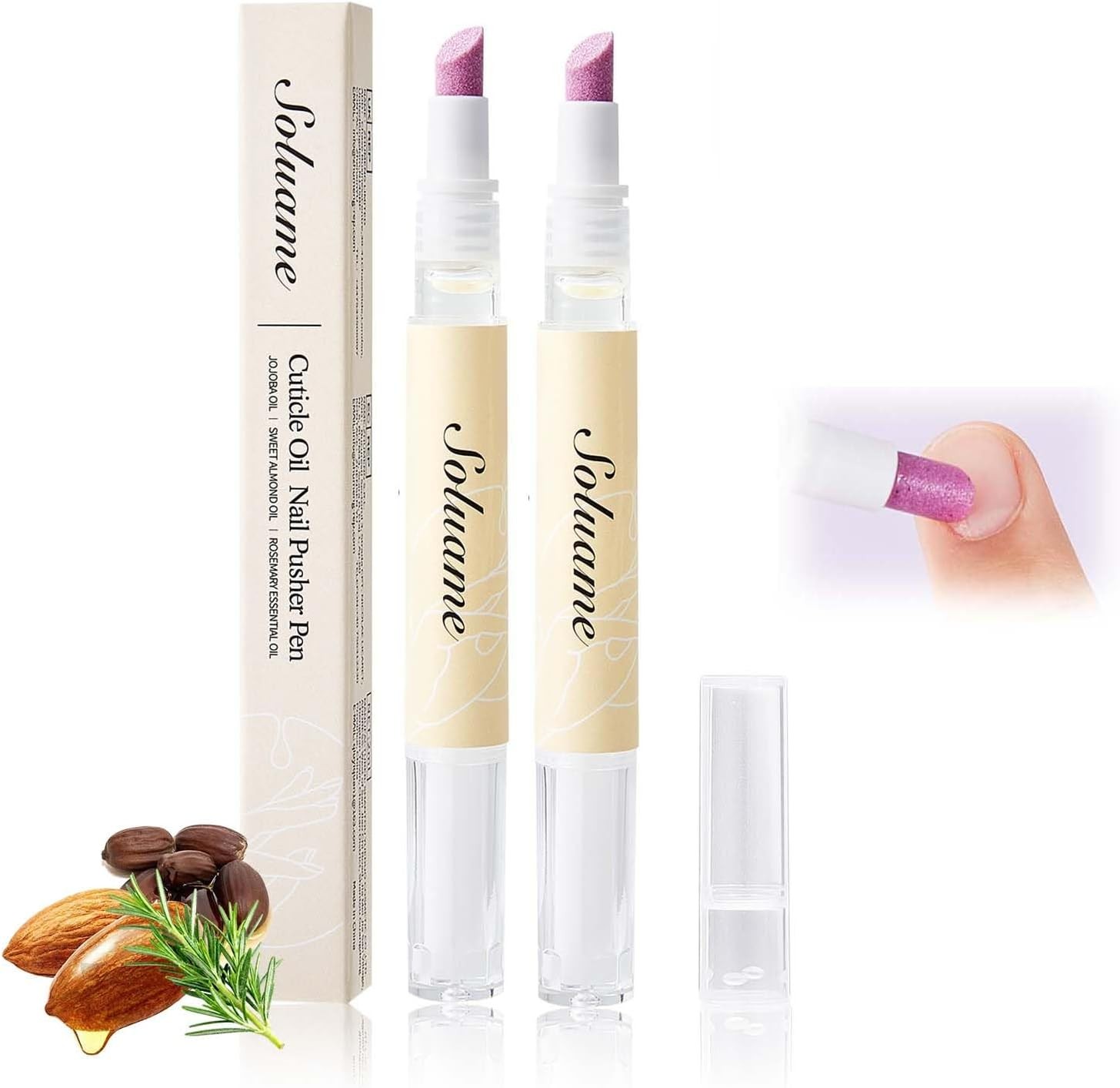45° Ceric Cuticle Oil Pusher Pen -act Cuticle Oil Pen ntly