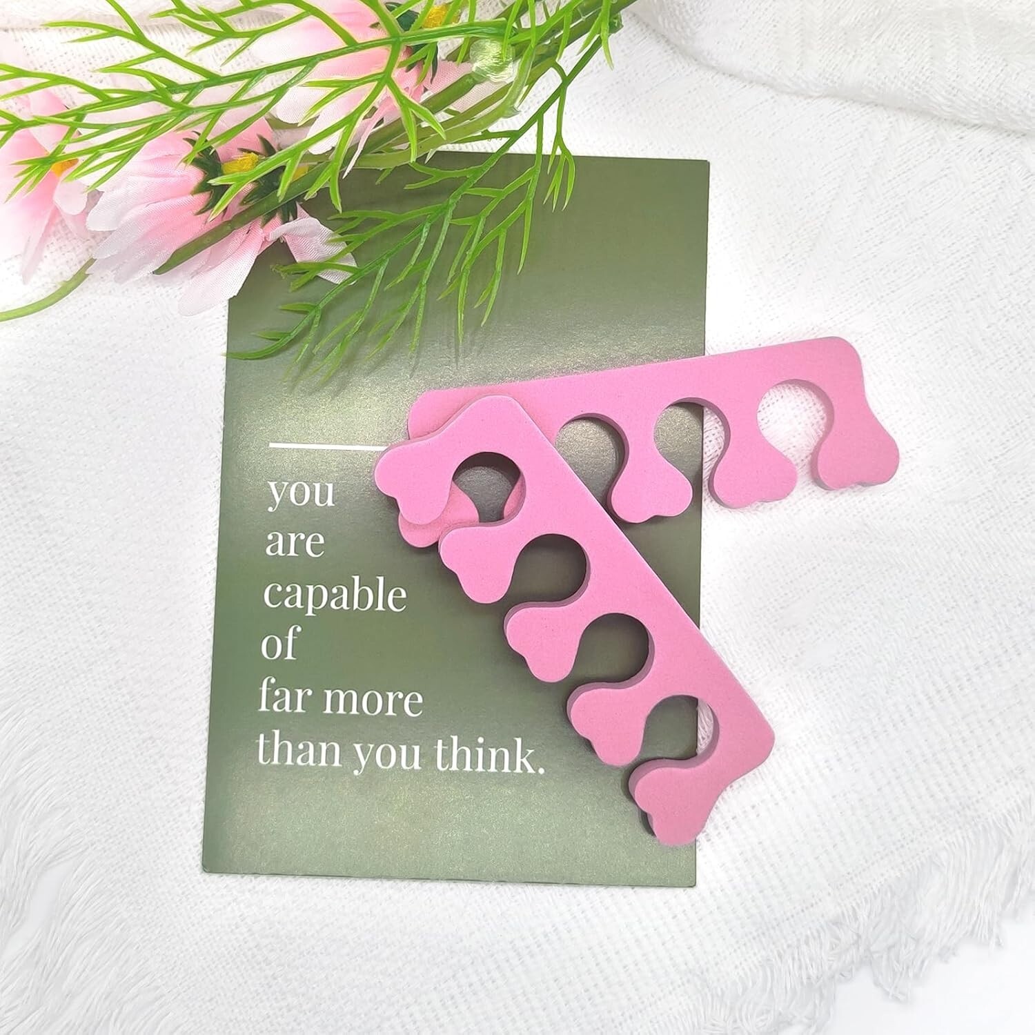 2pcs Sponge Toe Separators Soft Finger Separators Toe Divider Spacer ⭐️⭐️⭐️⭐️⭐️