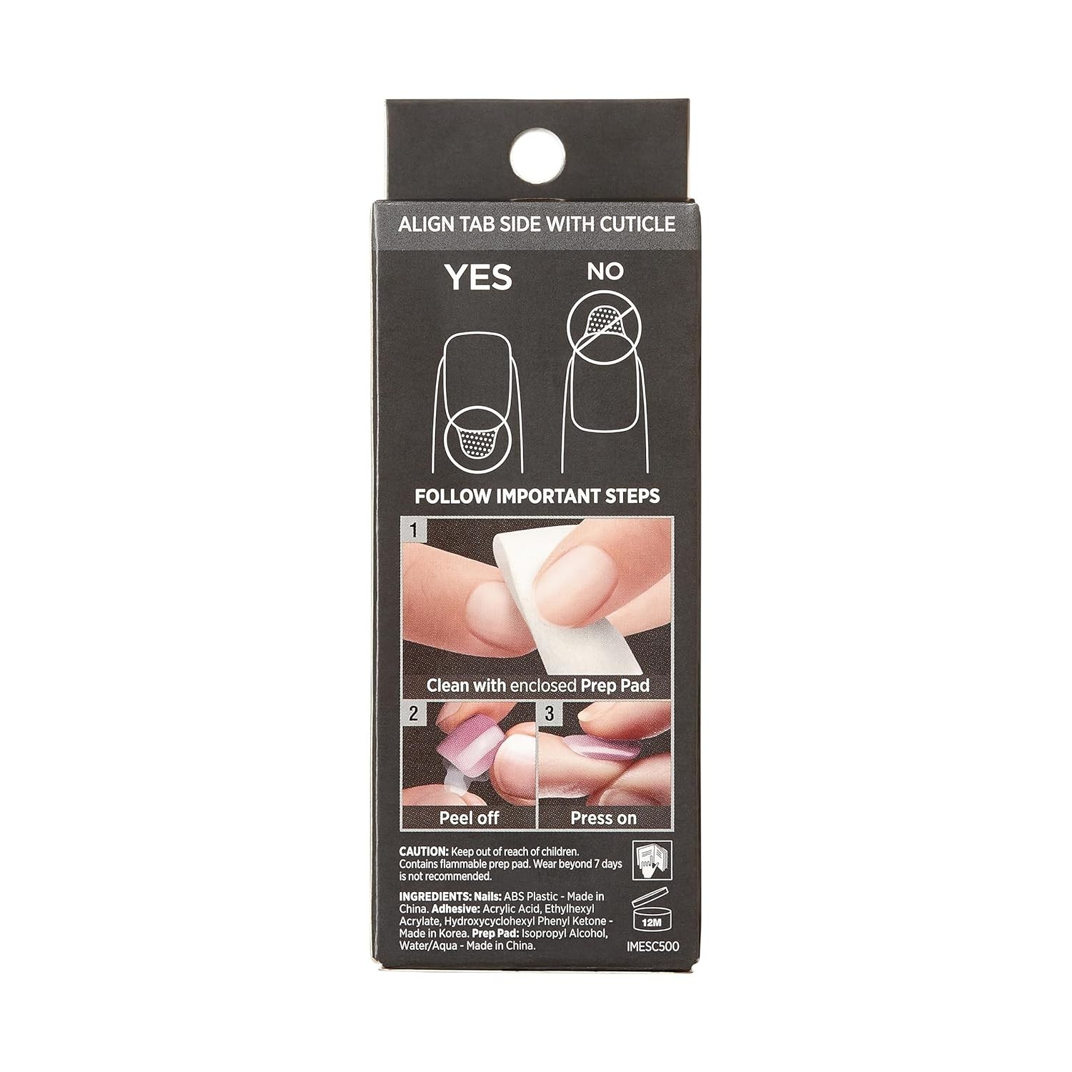 Pack 2 Kiss imPRESS Premium Edition, Sweet Life, Short Manicure Press-On Nails