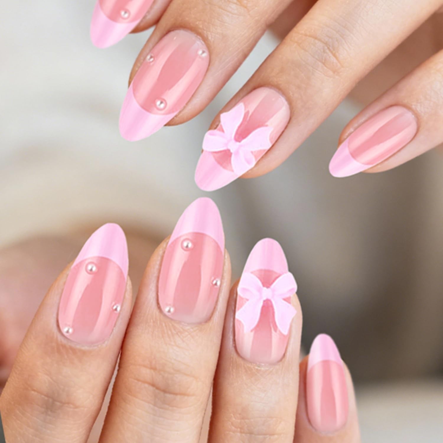 6 Packs 144 Pcs | Reusable Press on Nails | Stick on Nails 12 Sizes-6 Styles …