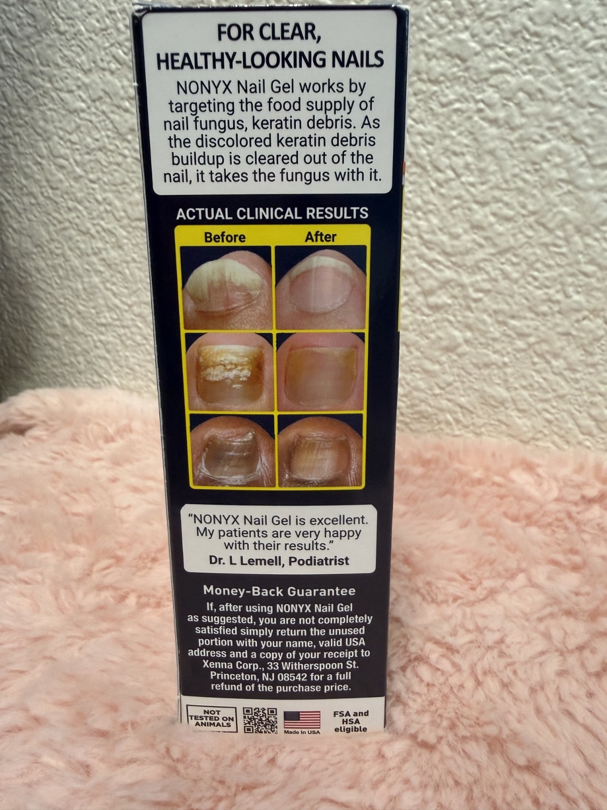 NonyX Nail Gel Treatment. 4oz 6 month supply SU Seller Fungal Nail Clarifying