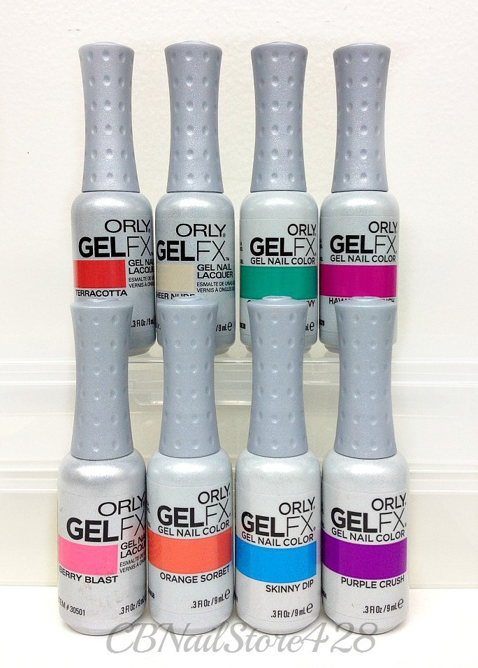 ORLY GelFX – Gel Nail Lacquer – Set of Any 8 Colors x 0.3 fl.oz
