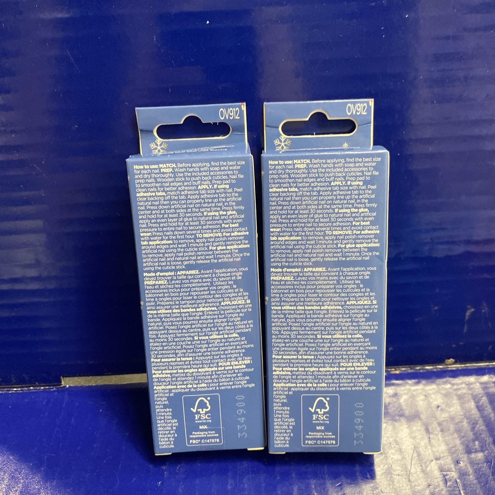 2X Sally Hansen Salon Effects -Perfect Manicure Holiday Press On Nails