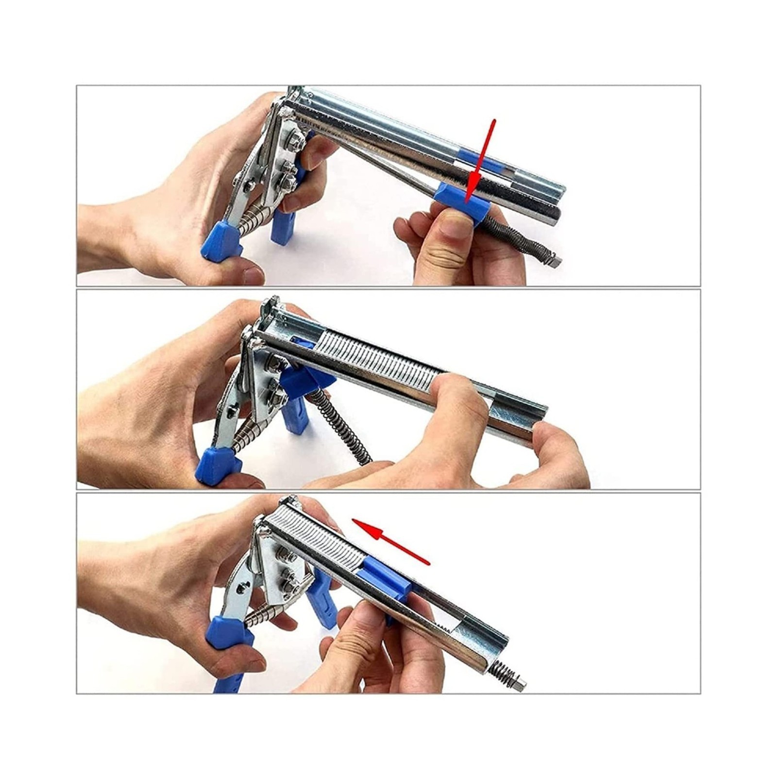 600 PCS Type M Nail Ring Pliers, Galvanized Steel, Hog Ring Staples Silver
