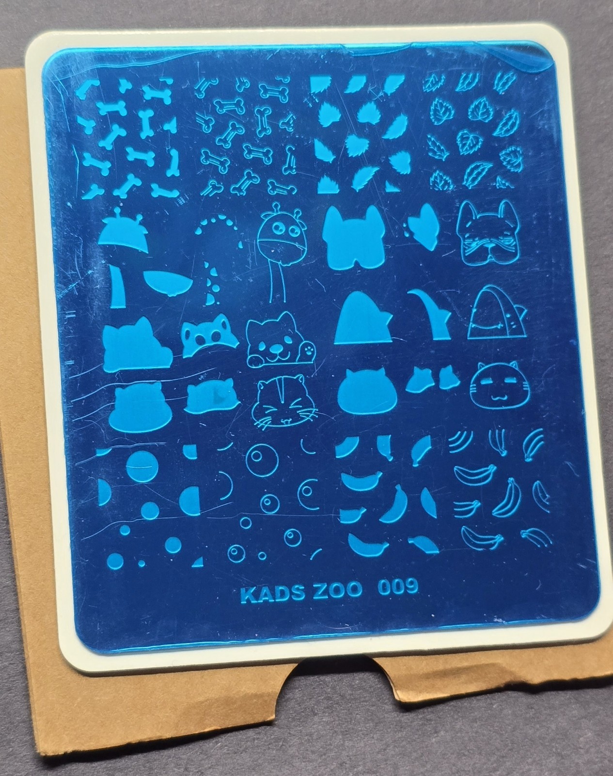 Lot Of 5 Nail Stamp Plates Kads Nature 1 Flower Chinese 021 Festival 014 Zoo 009