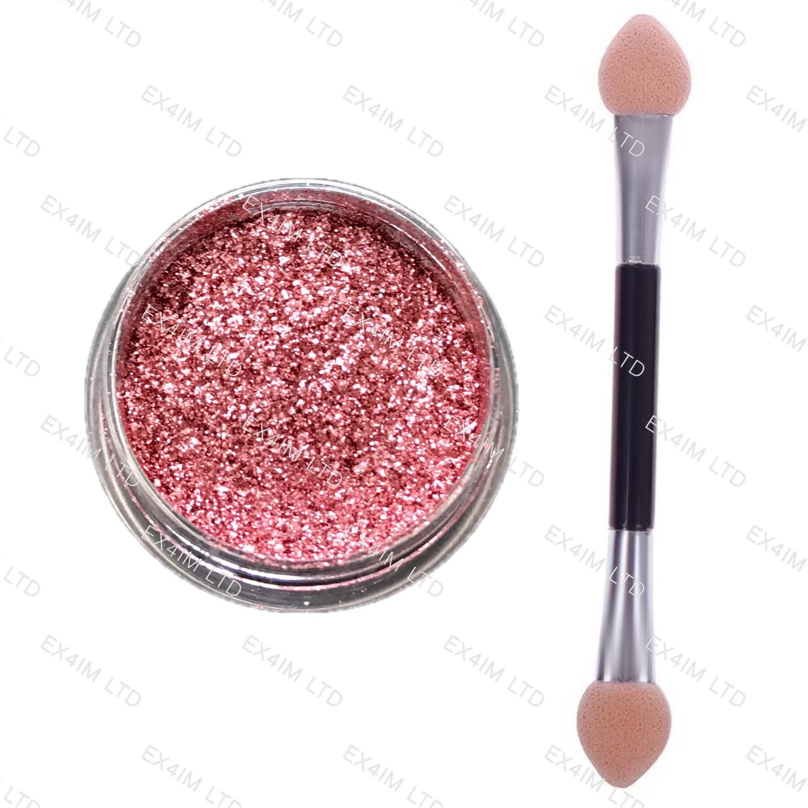 Rose Gold Mirror Nail Powder 100% Real Chrome Effect Pigment Metallic Shine UK