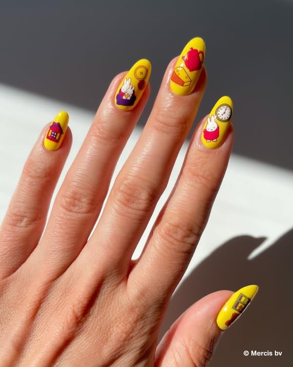 Miffy at Home -Super Thin & Easy-to-Apply Nail Art with The Cutest Designs