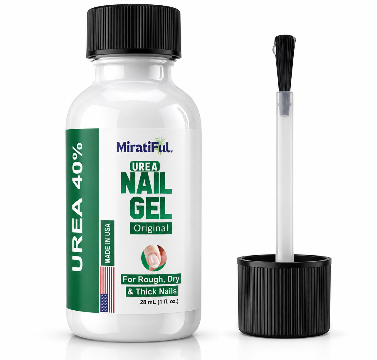 Urea Nail Gel 40% – Strengthens & Softens Nails, Quick-Dry for Damaged nails