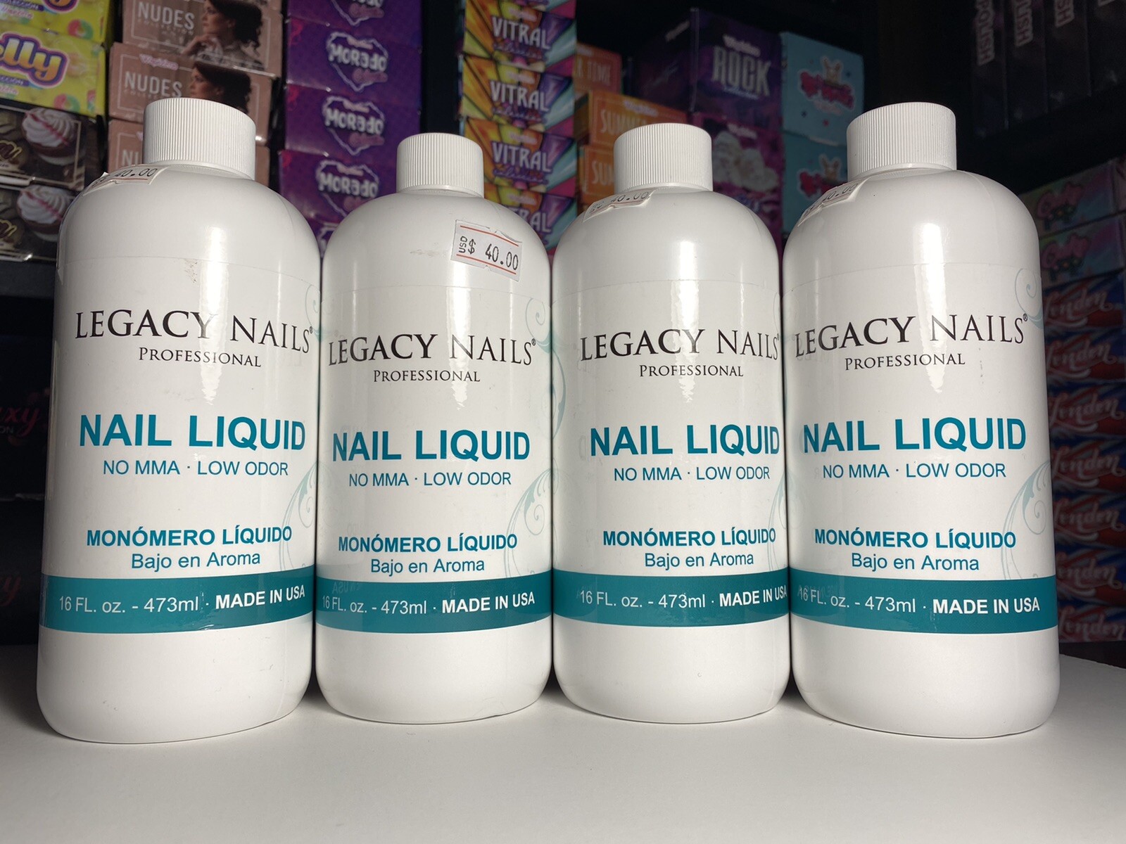 16oz Legancy Nail Liquid Monomer for Professional Acrylic Nail System-MADE USA