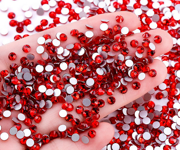 1440pcs/Lot 3D Nails Decoration Glitter Nail Art Rhinestones Flatback Crystals