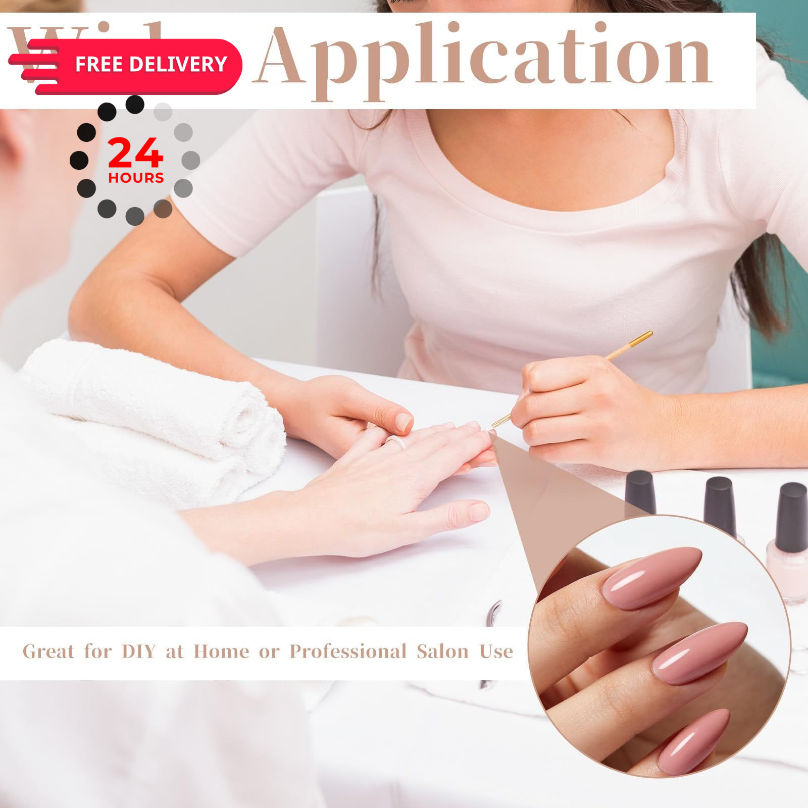 YBEATY 151 PCS Silk Nail Extension Wrap Kit 3.15 × 1.57 × 0.04 Inch, White