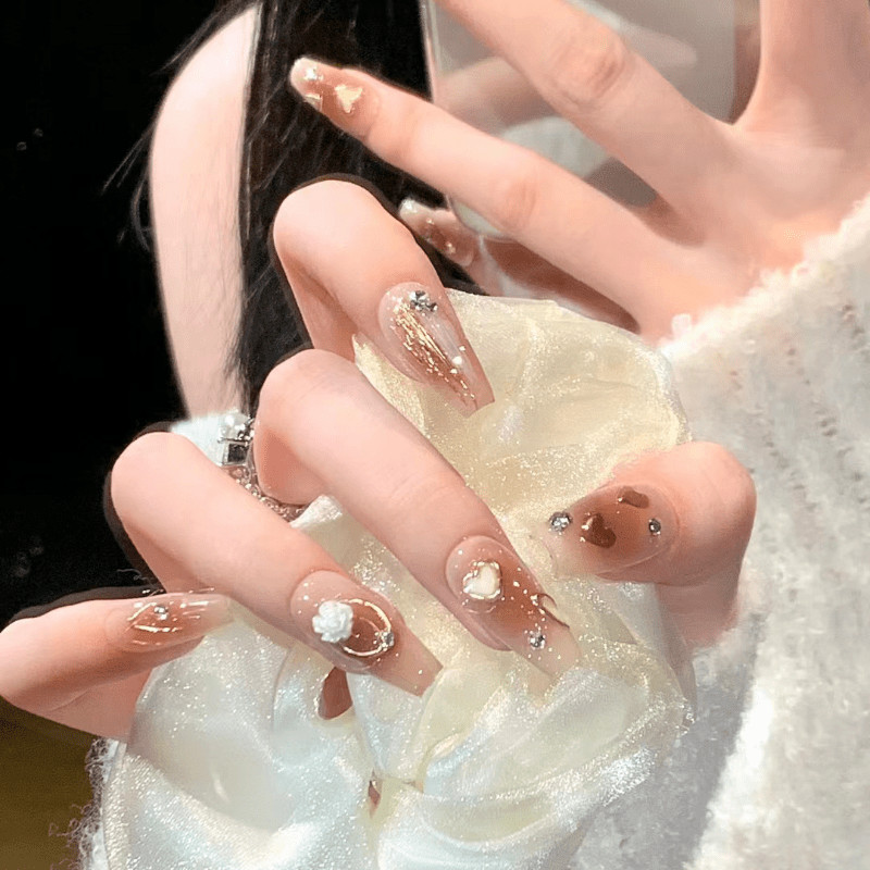 48 pieces of ballet, wearing ice cream, transparent milk tea, nude color