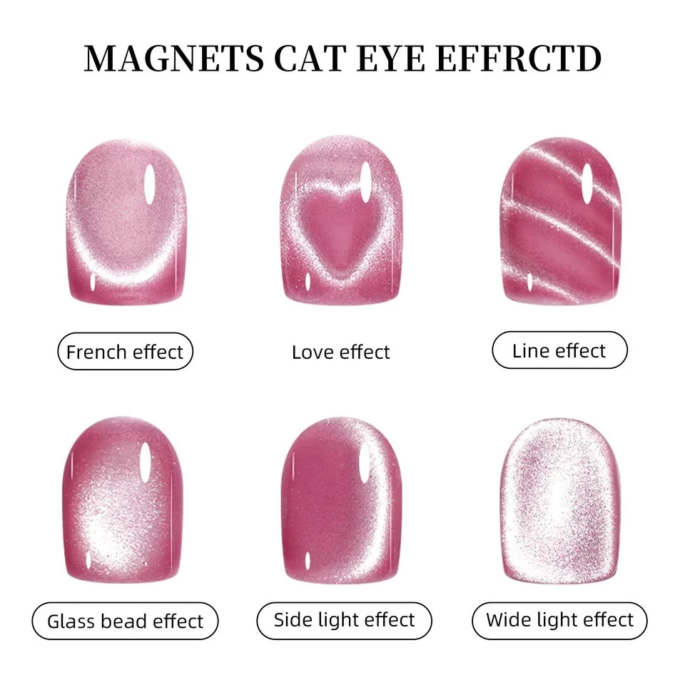 Cat Eye Nail Magnet Kit, 3-In-1 Magnet for Gel Polish with Dual-Ended Pen