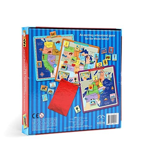 eeBoo: United States Geography Bingo Game, for 2 to 6 1 EA, Multicolor
