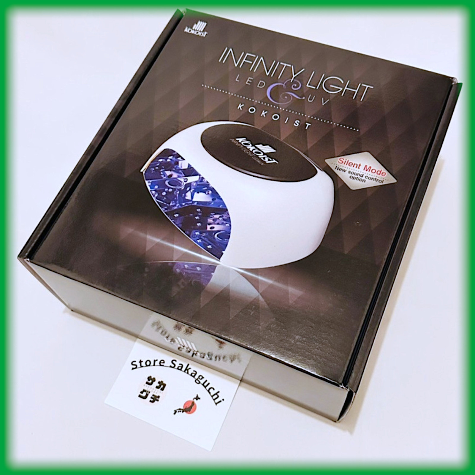 KOKOIST Infinity LED & UV Nail Light 36W Universal Voltage 100-240V Curing Lamp