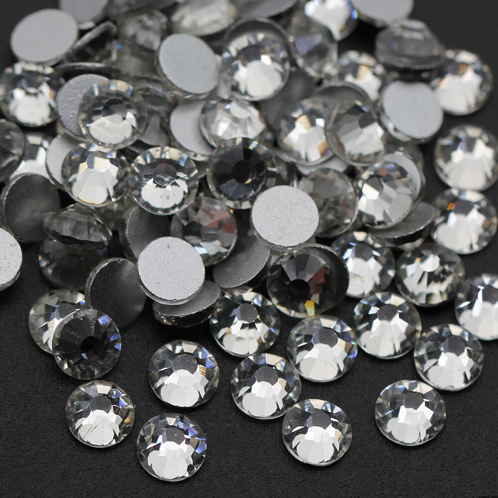 1440pcs Crystal 3D Nail Art Rhinestones FlatBack Glitter Diamond Tips Decoration