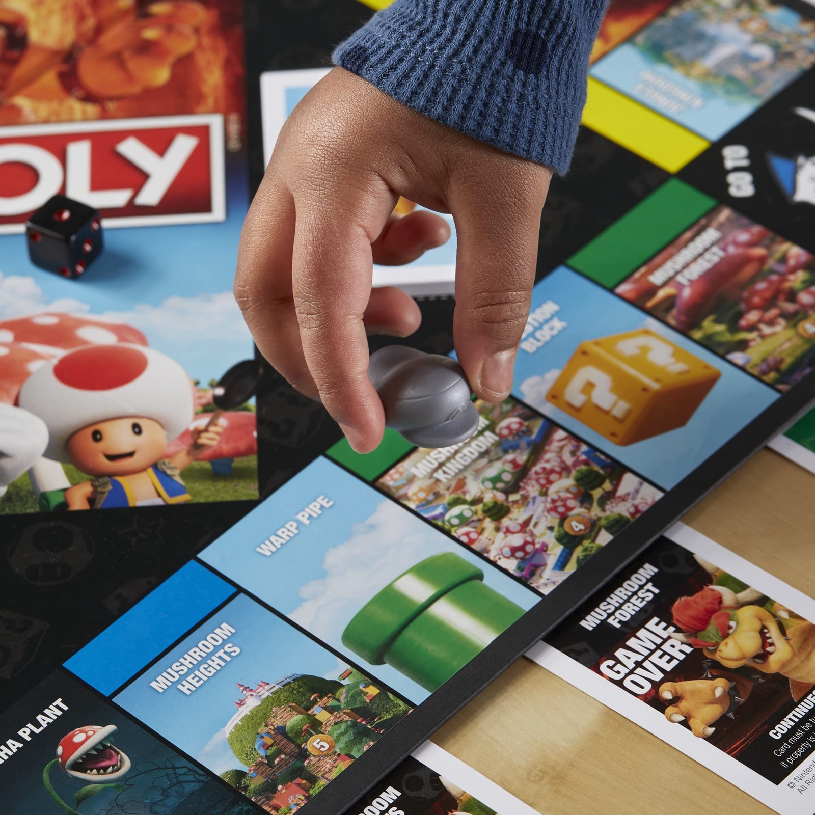 Monopoly The Super Mario Bros. Movie 10.51 x 15.75 x 0.1 inches, Multi-color