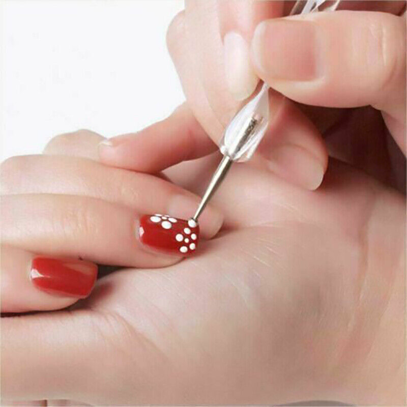 8/20 PCS Nail Art Pen Dotting Painting Drawing UV Gel Liner Polish Brush Tools