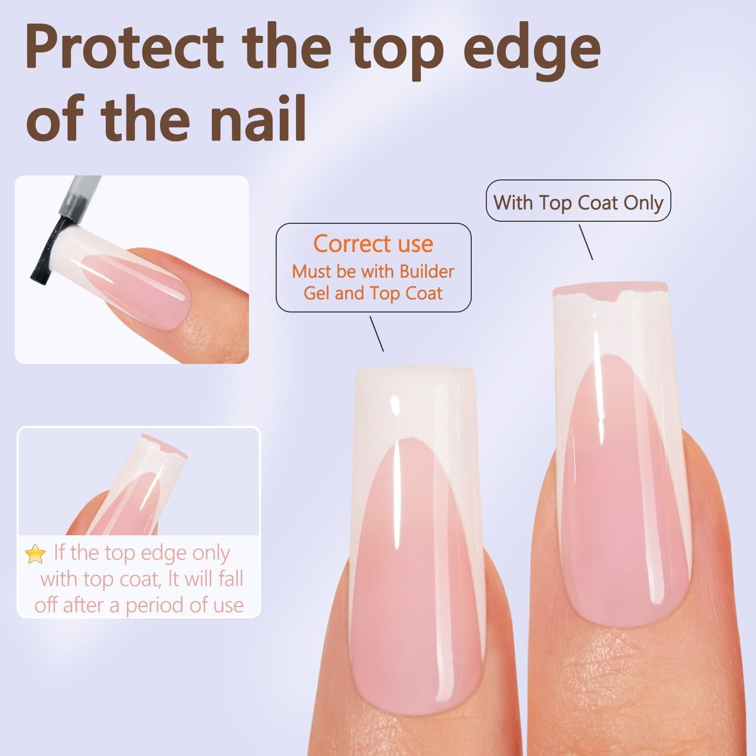 Long-Lasting 150Pcs Deep French Gel Nail Tips | Effortless Nail Art in 15 Sizes