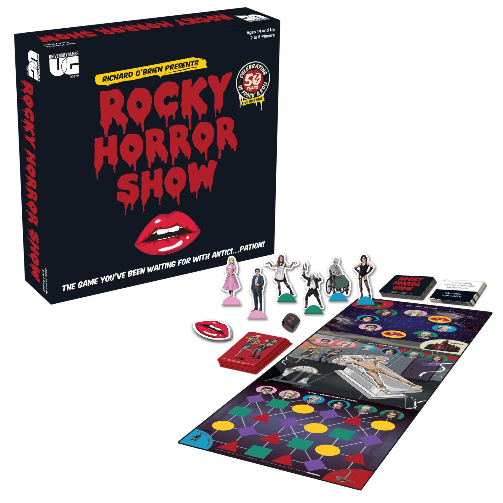 University Games, Rocky Horror Show Party Game, for One Size, Multicolor