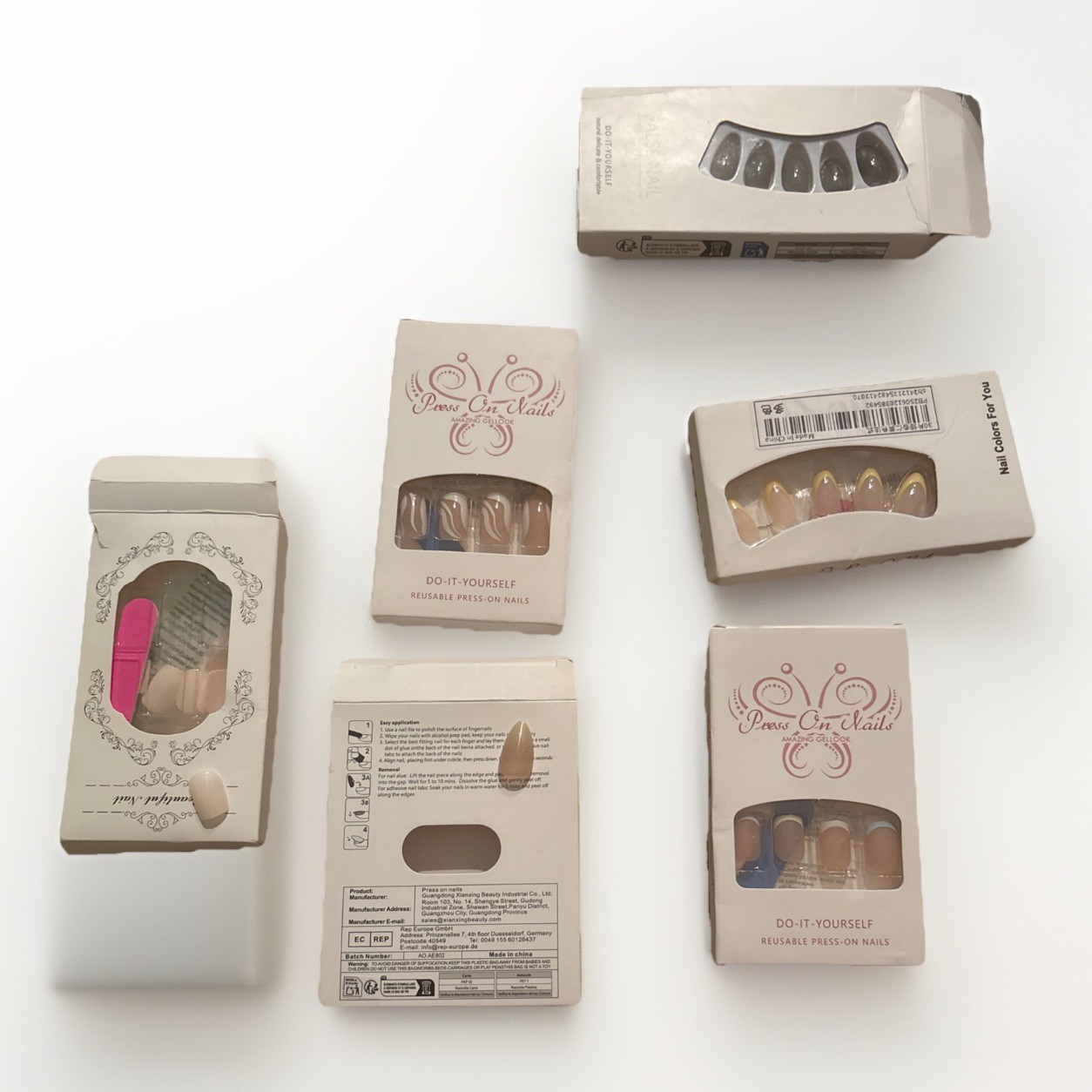 multipack press-on nails short And Medium