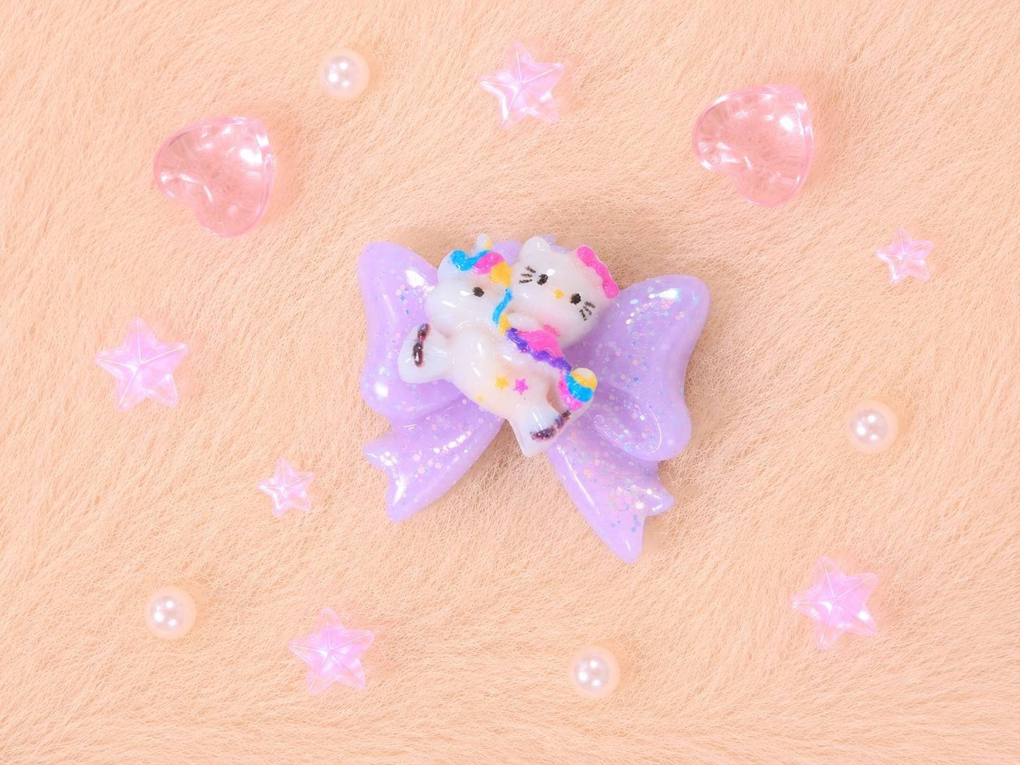 Japanese Handmade Kawaii Heart 3D Resin Nail Charms for Nail Art