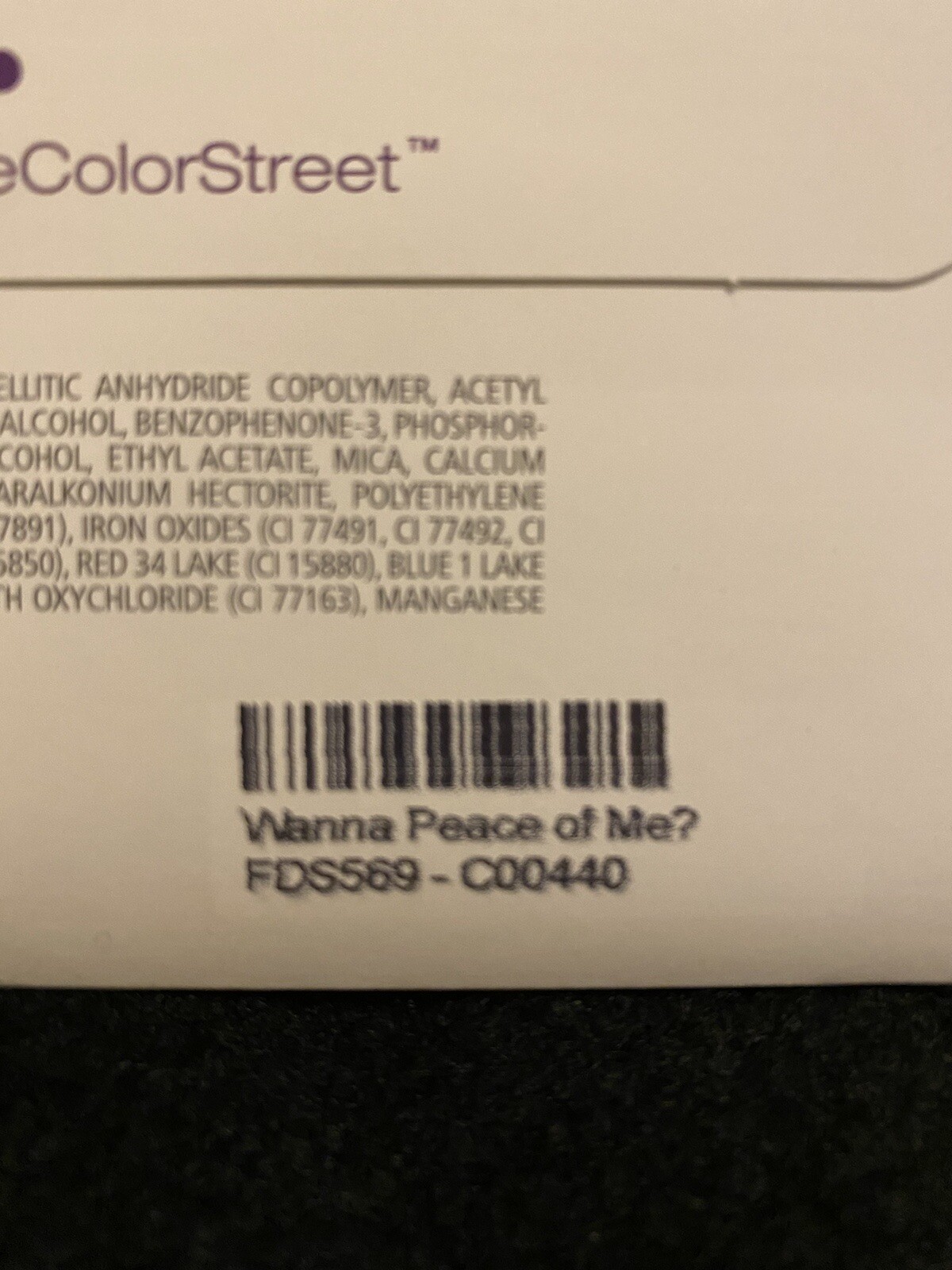 Color Street Nail Polish Strips Wanna Peace Of Me? Free Shipping.