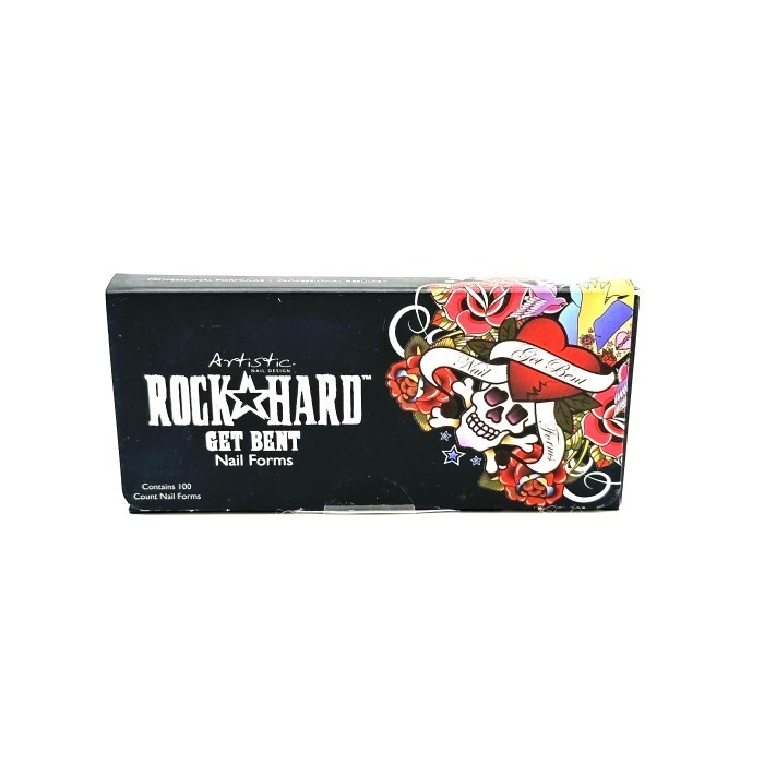 Artistic – Rock Hard – Get Bent Nail Forms – 100 Count