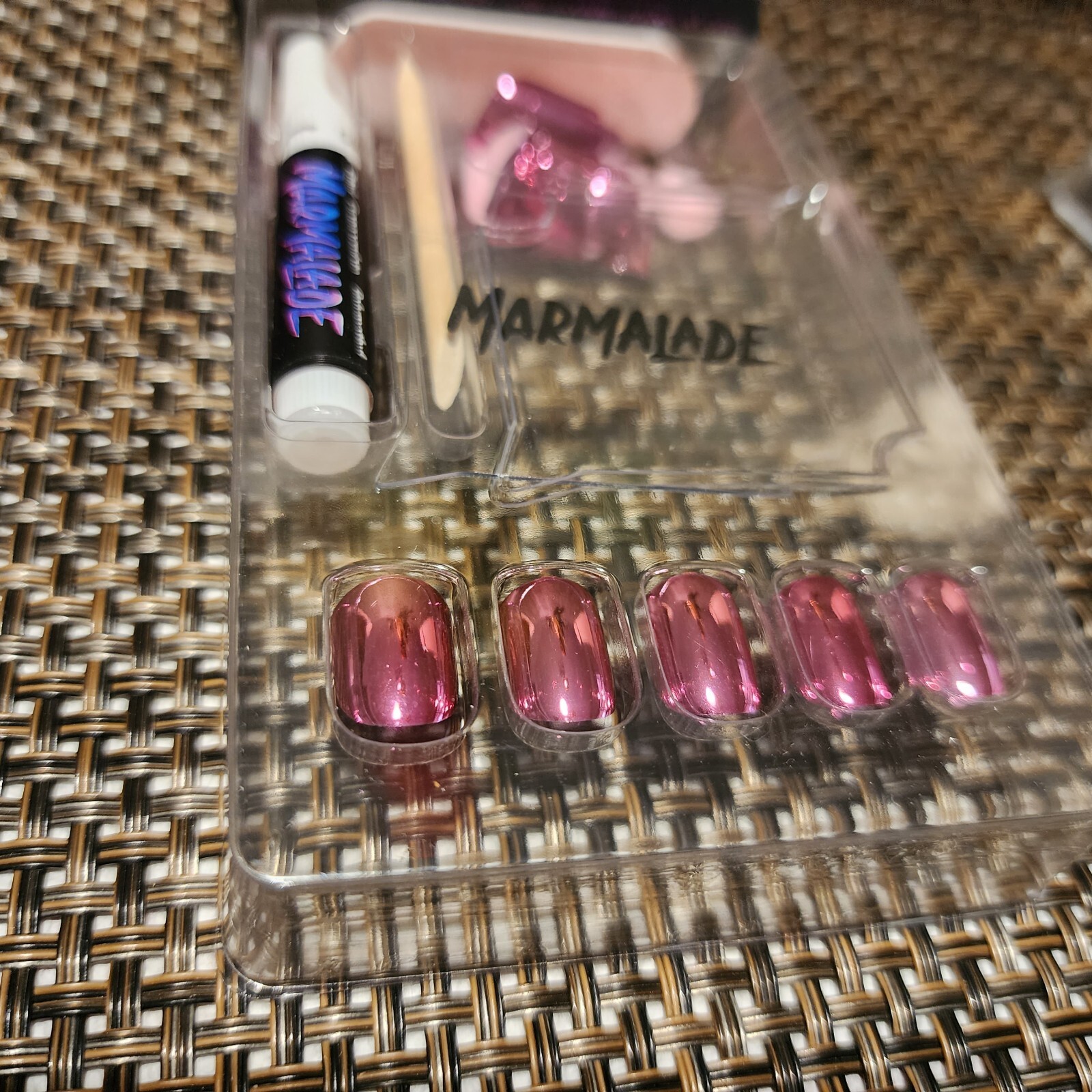 Marmalade Nails in She wolf, Blanca & Volta. Set of 5