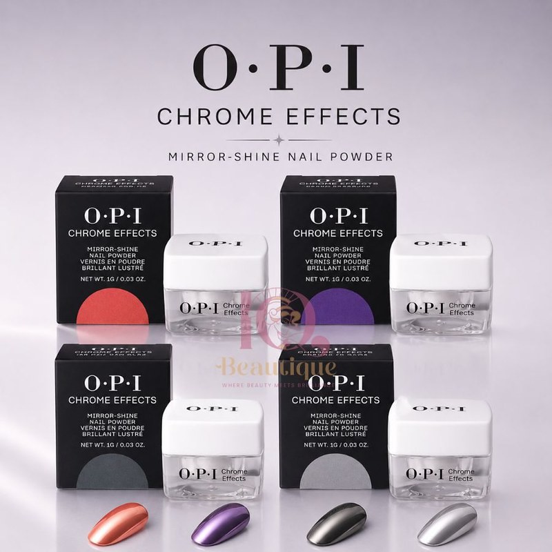 OPI Chrome Effects Mirror-Shine Powder 1 gram/0.03 oz FULL SET 4PCS (CP009-12)