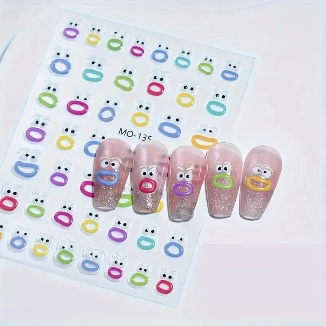 Durable and Self Adhesive Cute Nail Art Stickers for Hands & Feet DIY Crafts