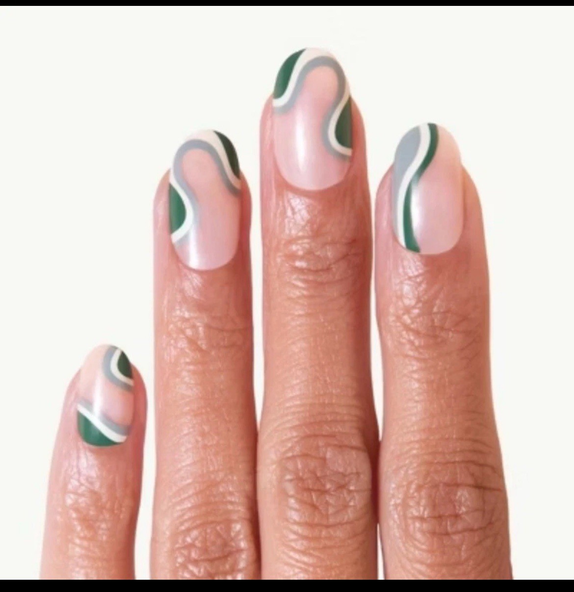 Chillhouse Chill Tips Fake Nails – Gone Glamping Green Camouflage Press On
