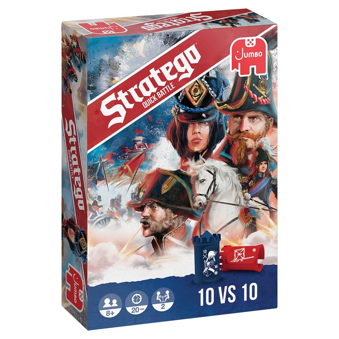 Stratego – Quick Battle, Strategy Board Game, Play, Travel Small, Multi
