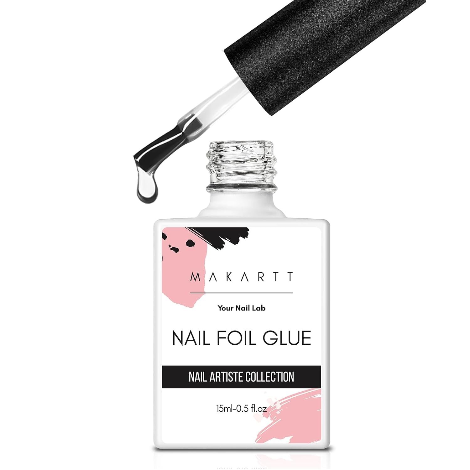 Nail Foil Glue Gel 15ML – Perfect for Salon & DIY Art – Non-Toxic Adhesion