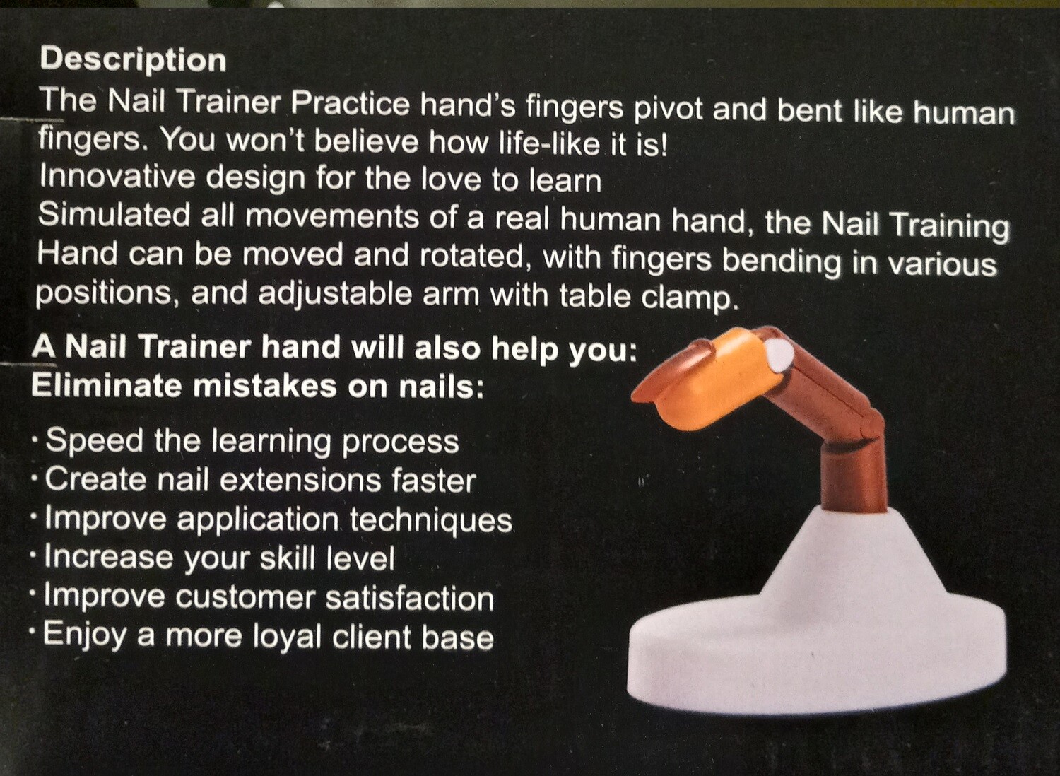 Nail Training Finger Kit ” Practice makes perfect “