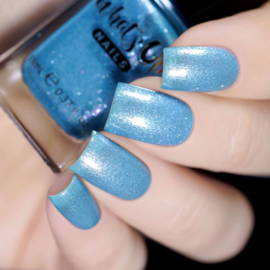 Hero Below Zero Regular Polish (Light Blue Shimmer), Nail Polish for Nail Art