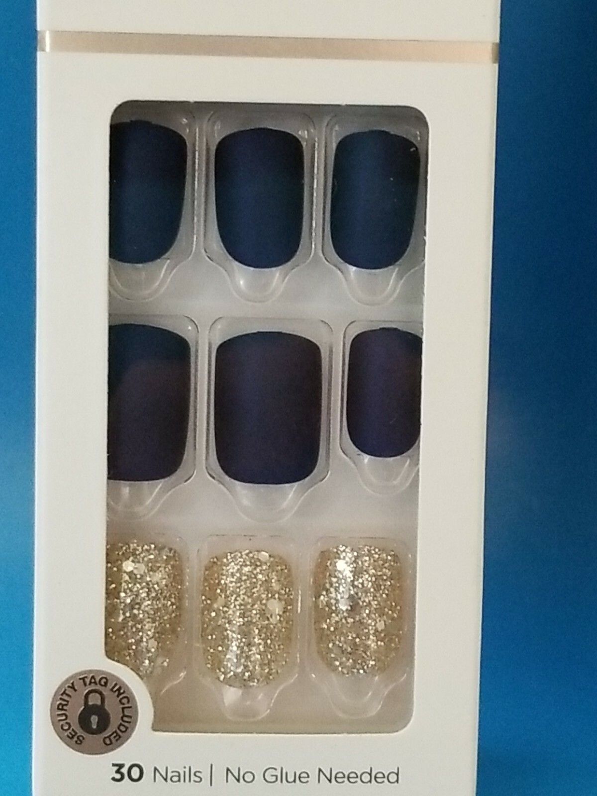 2× imPRESS PRESS-ON MANICURE Nails SHORT LENGTH 82656 Wannabe Star & 76610 Y Boy