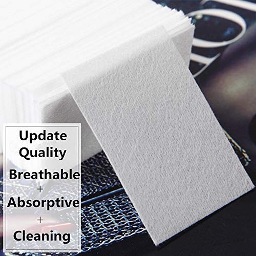 INFILILA Nail Polish Remover 1020 Pieces (20 Clips + 1000 Wipes), B-WHITE