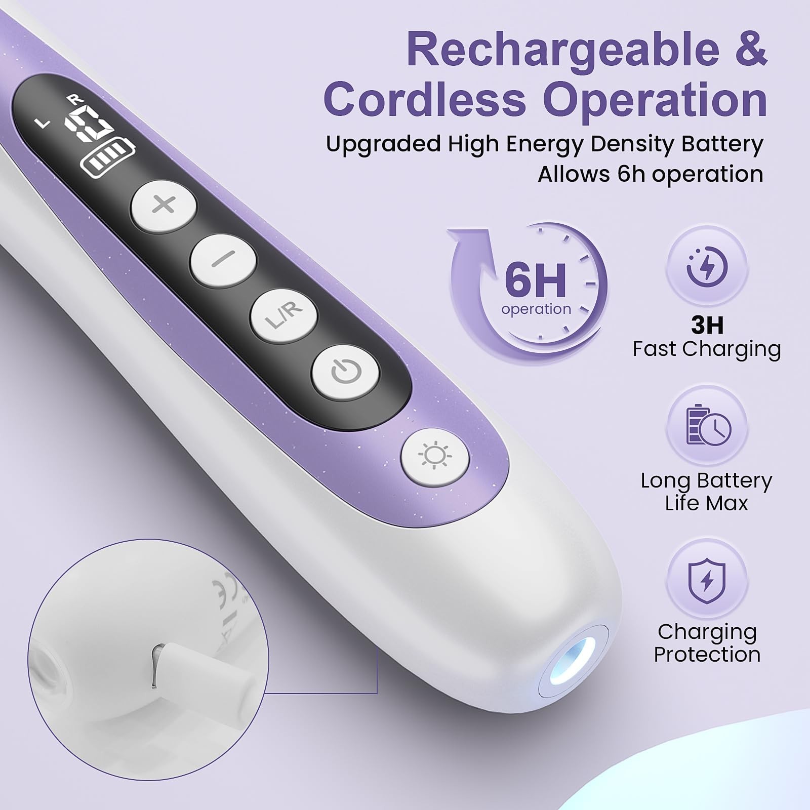Nail Drill, Electric Nail File & 10-Speed Cordless Nail File, 10 in 1 Kit for…