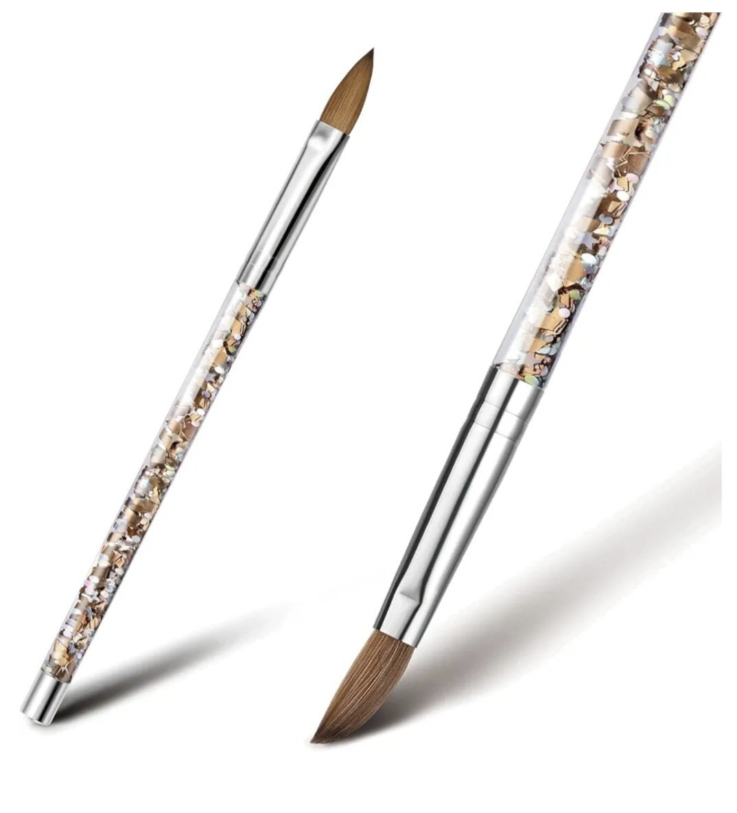 iBealous & Easkep Kolinsky Nail Brushes #8
