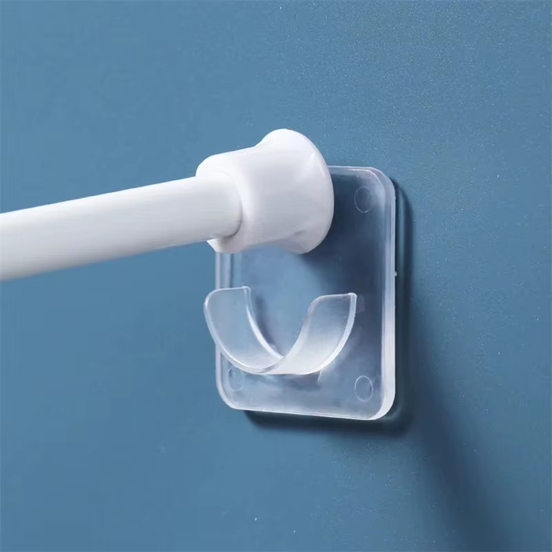 2/6/8Pcs Punch-Free Household Telescopic Pole Support Sticker Nail-Free Adjustab
