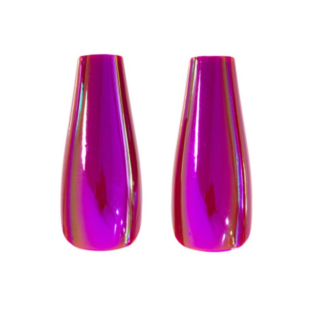 Lavish Touch | Long Magenta Chrome