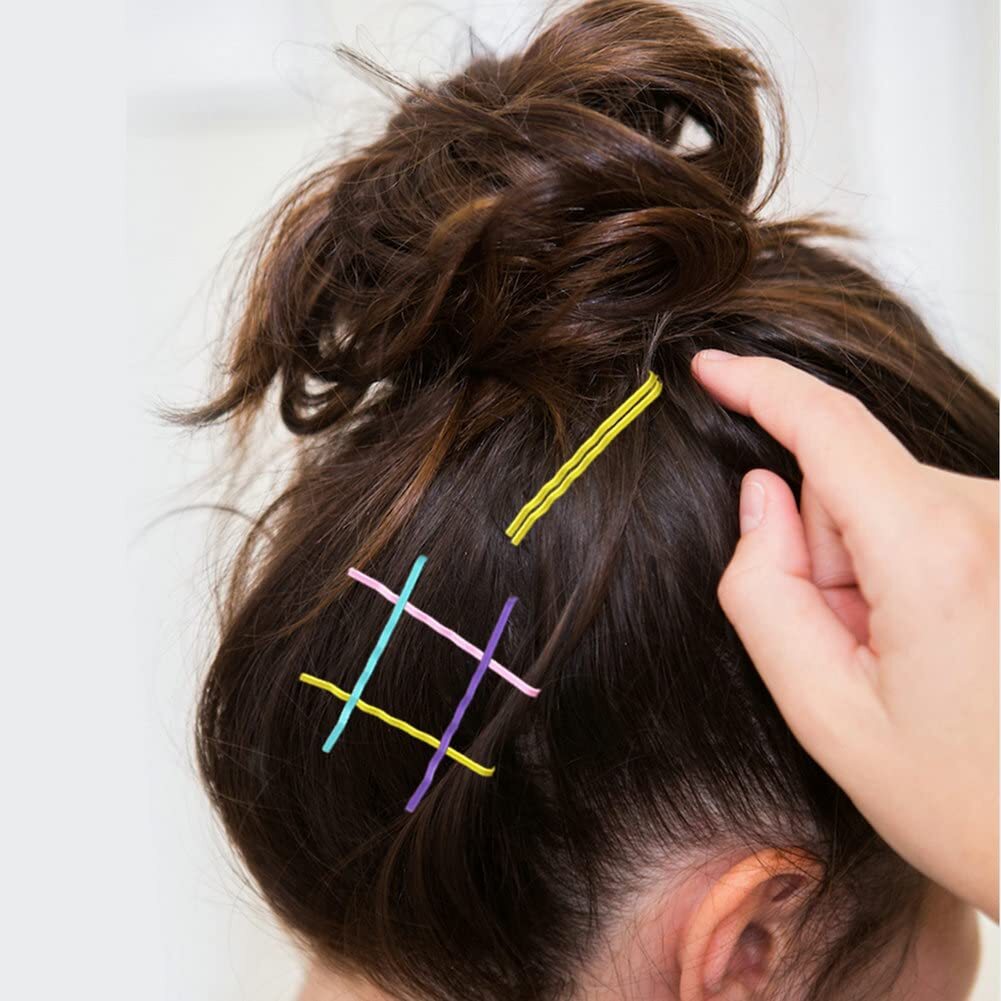 150 Pcs 2.2 Inch Mix Colorful Bobby Pin for Girls Multi-colored(2.2Inch)
