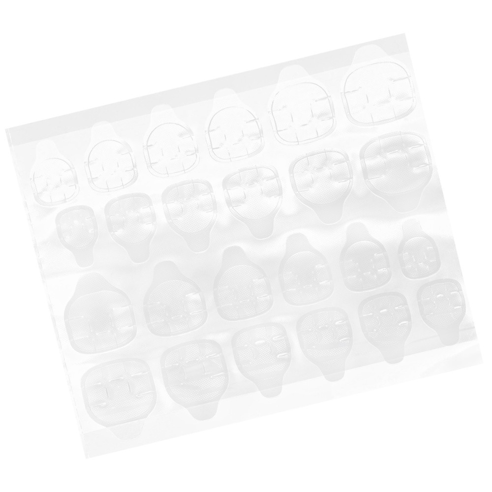 20 Sheets Artificial Nails Attachment for Adhesion Glue Double-sided Sticker
