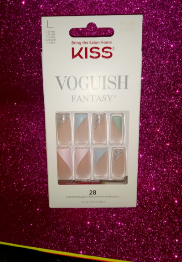 KiSS ‘SWEET BLISS’ 💖Pretty Pastels/Nude, Modern French, Glitter/Gloss Nails!