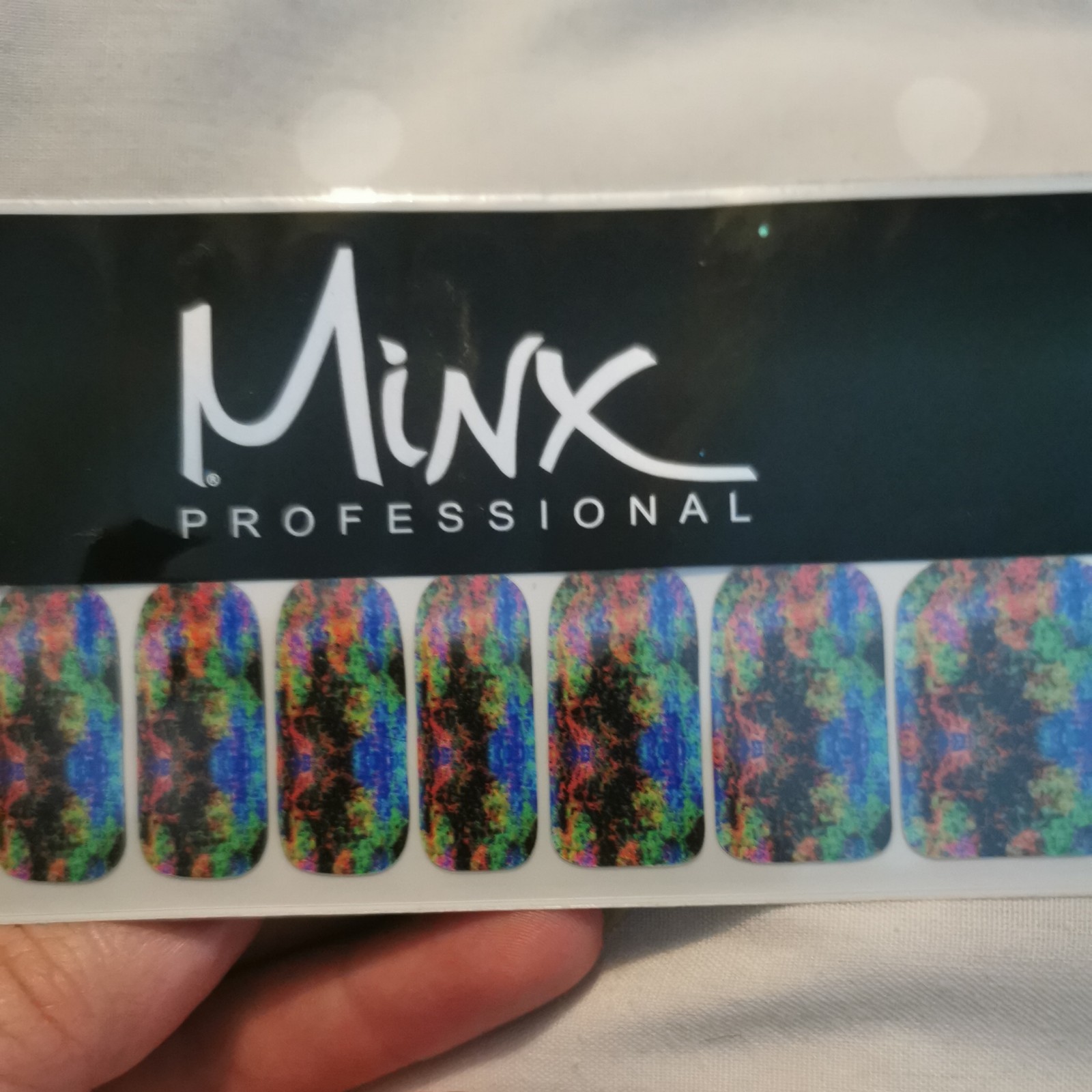 Tie dye MINX PROFESSIONAL NAIL WRAPS NEW SALON QUALITY