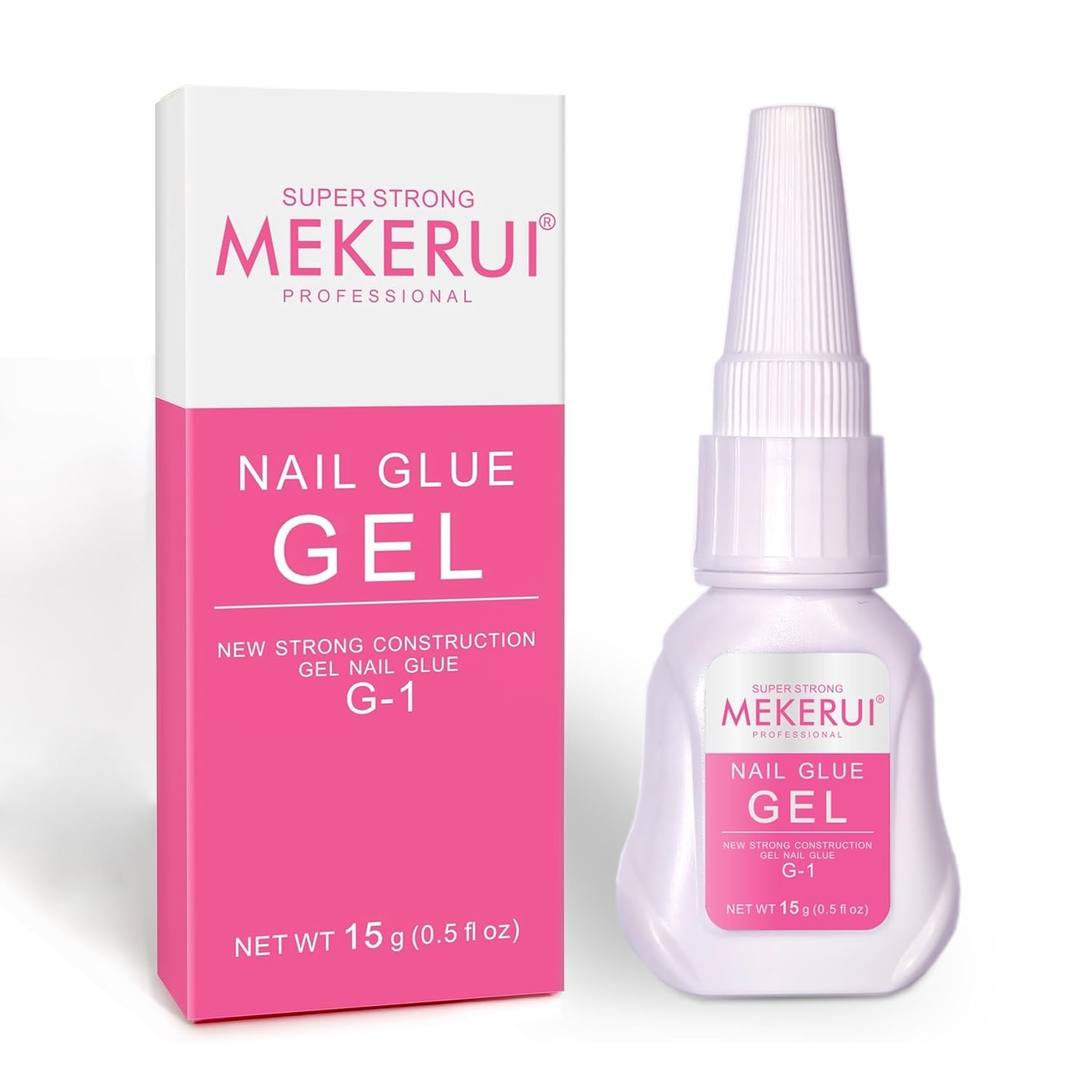 15g Super Strong Nail Glue Gel – Effortless Application with 7-Second Dry Time