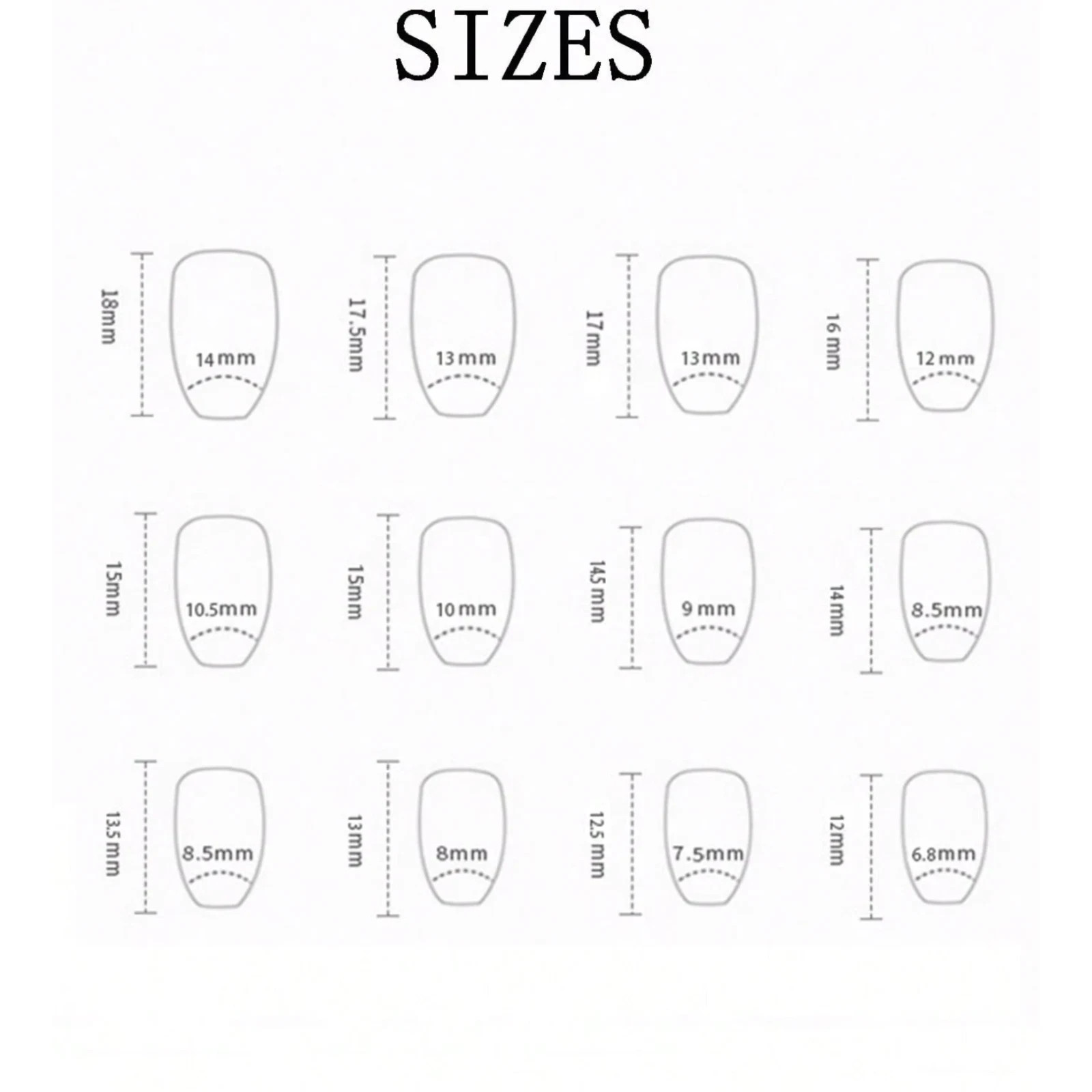 24pcs Short Square Press Fake Nails with Color Block Print Jelly Glue and File